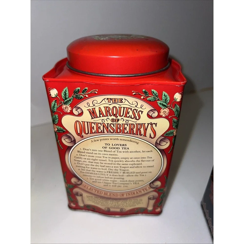 Vintage Lot Of 8 Tea Tins Jackson's Queen's Jubilee Harrods La Reale‎ Marquess